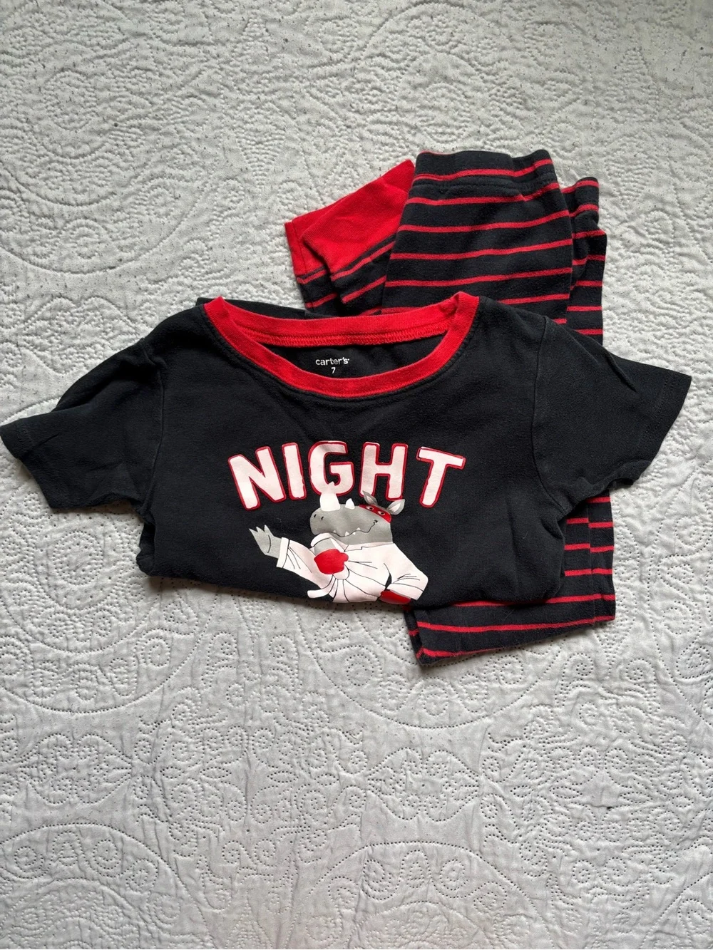 Carters short sleeve pajama bundle